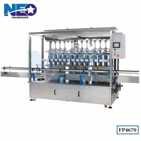 Mesin Pengisian Minyak Pelumas Automatik Dua Belas Muncung (Pam Omboh) - Mesin Pengisi Cecair Piston Automatik 12 Kepala/Mesin Pengisi Minyak Pelincir Auto